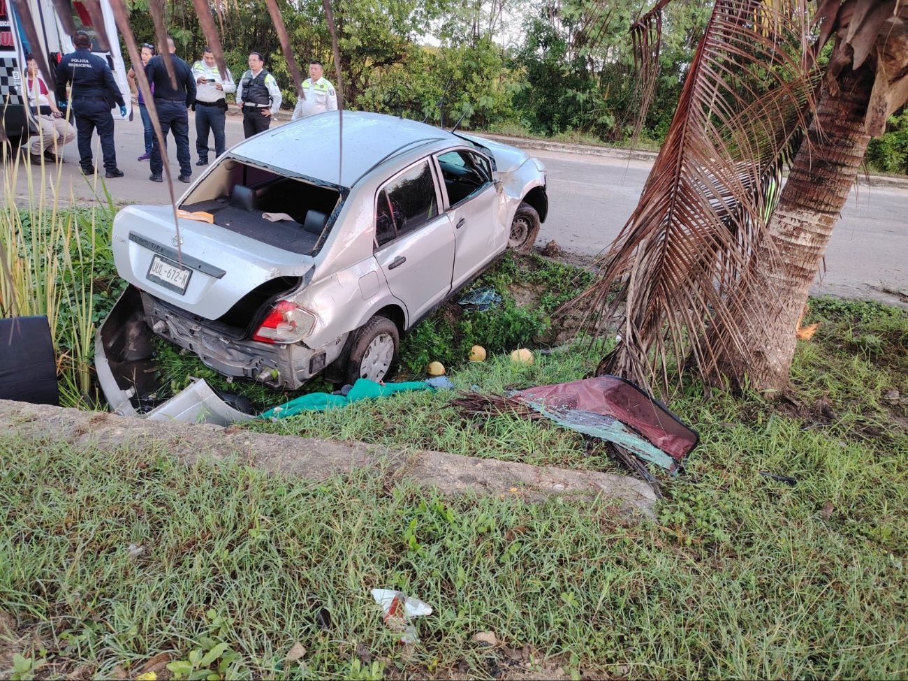 El hombre no fue llevado al hospital debido a que sus lesiones no eran graves