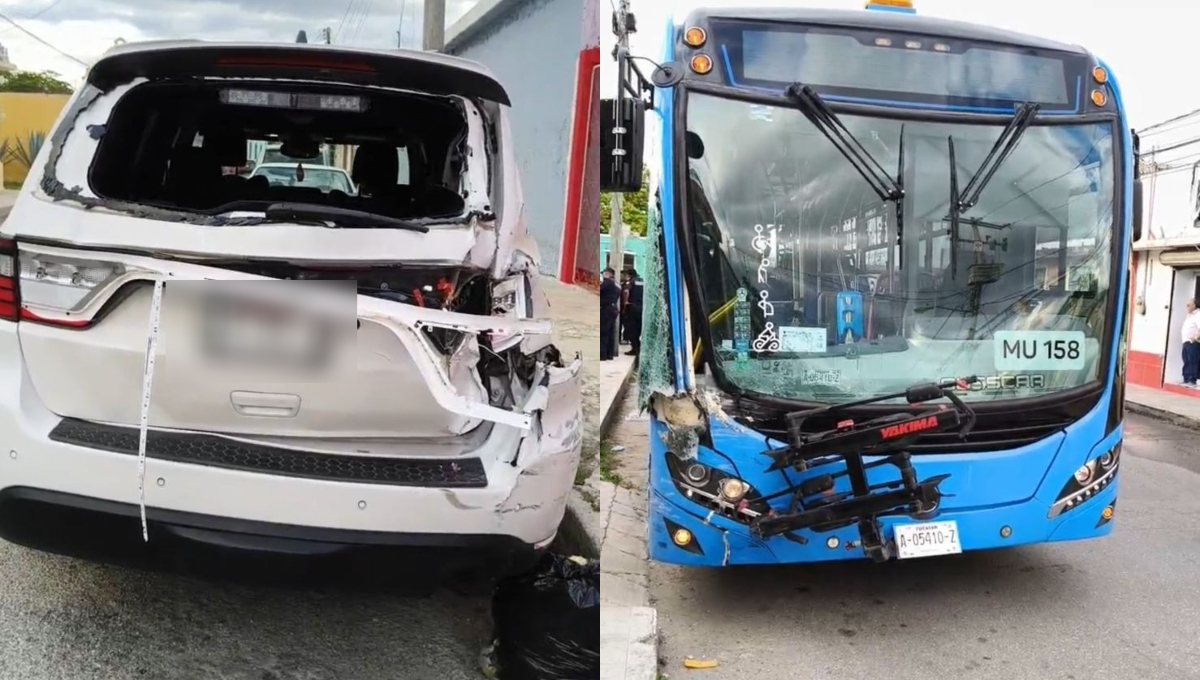 El vehículo oficial era conducido por personal auxiliar de la Presidencia Municipal