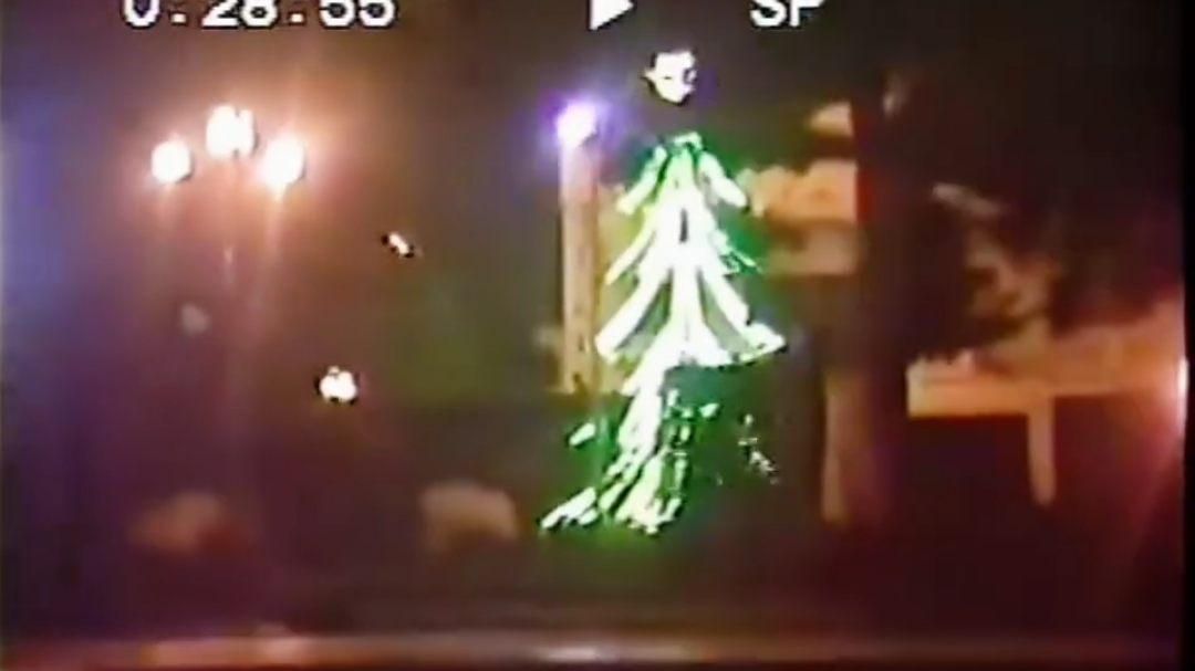 Así lucía la Plaza Grande de Mérida durante la Navidad de 1990