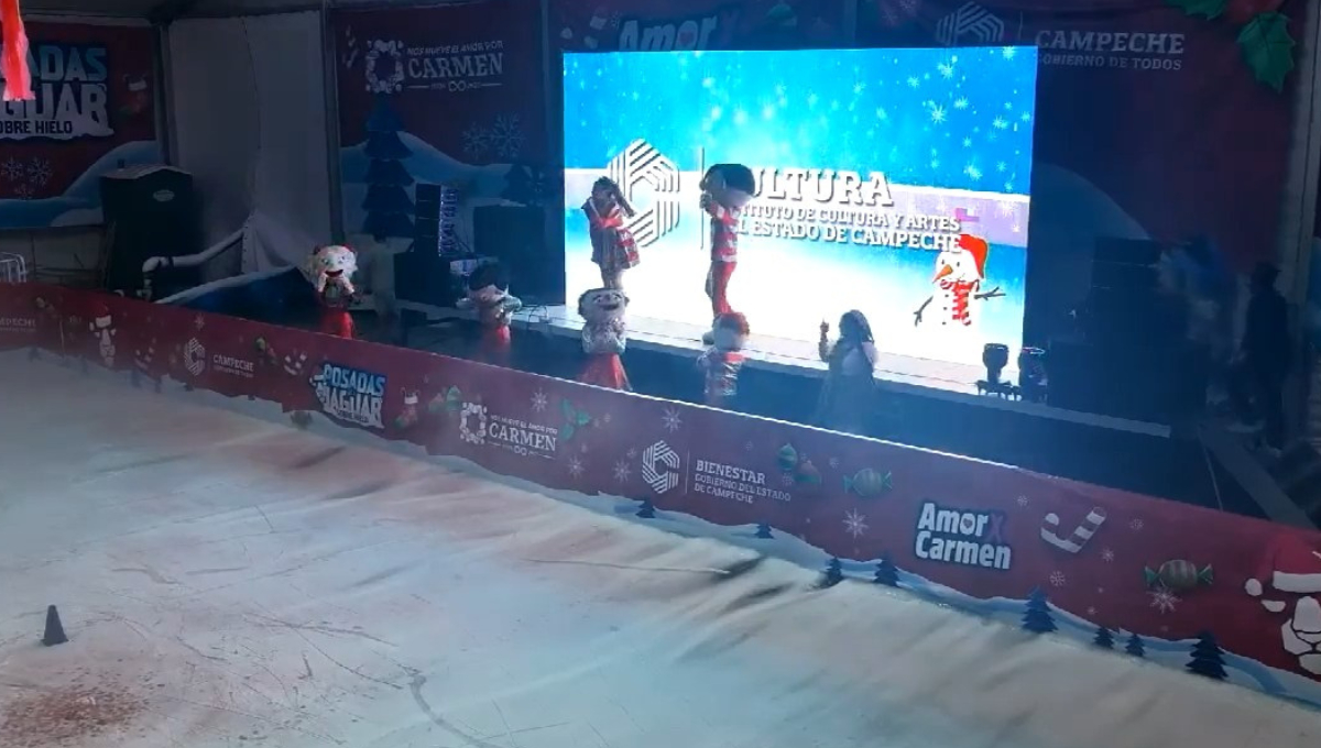 La pista de hielo de Carmen abrió el 14 de diciembre conforme a lo previsto.