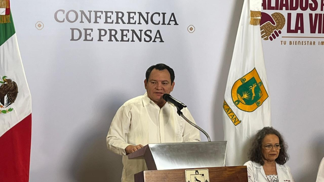 Sigue en vivo la conferencia mensual de Joaquín Díaz Mena desde el Palacio de Gobierno