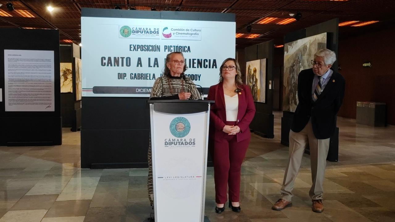 Durante su reconocimiento en la Cámara de diputados