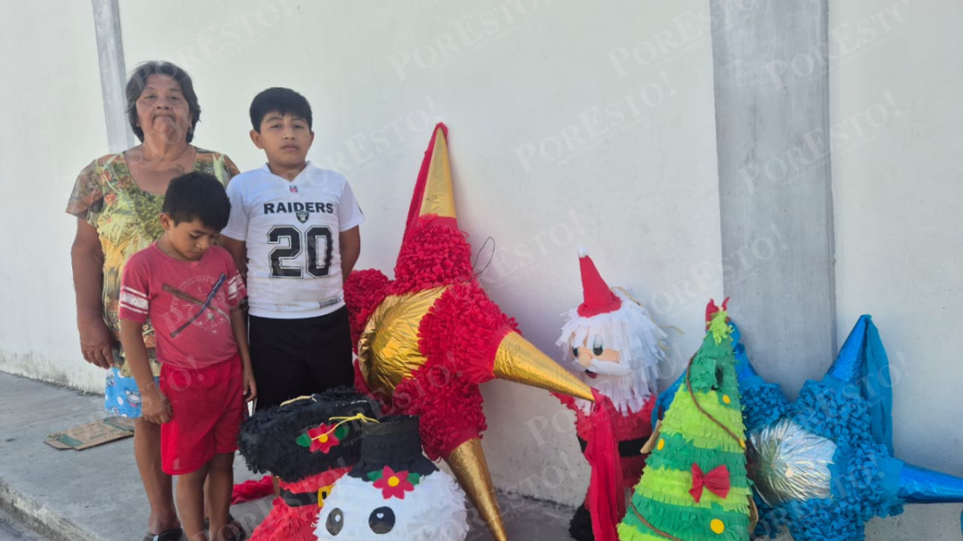 Doña Alendría Bautista: ocho años de dar vida a las piñatas en Campeche