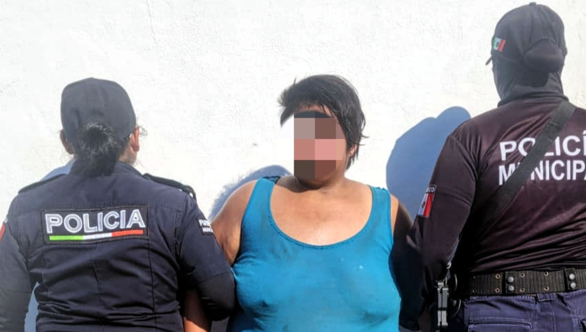 La mujer fue trasladada a la cárcel municipal de Progreso