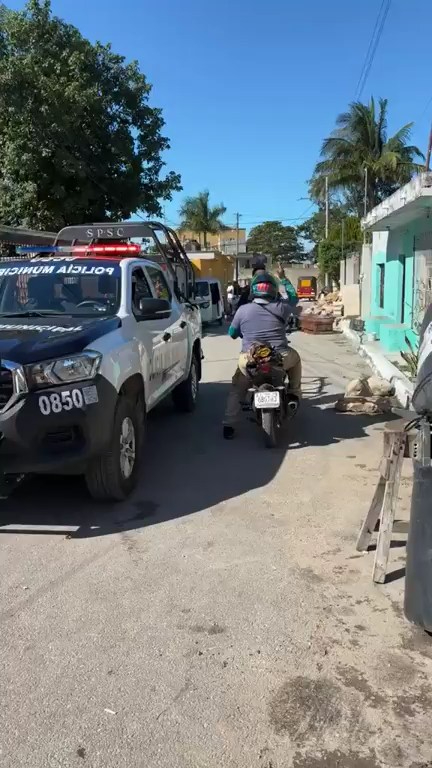 Vecinos alertaron a la Policía Municipal por el fuerte olor.