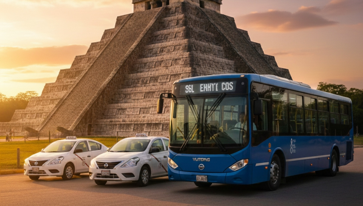 Hay diversas opciones de transporte en Yucatán que pueden ser usadas por el turismo