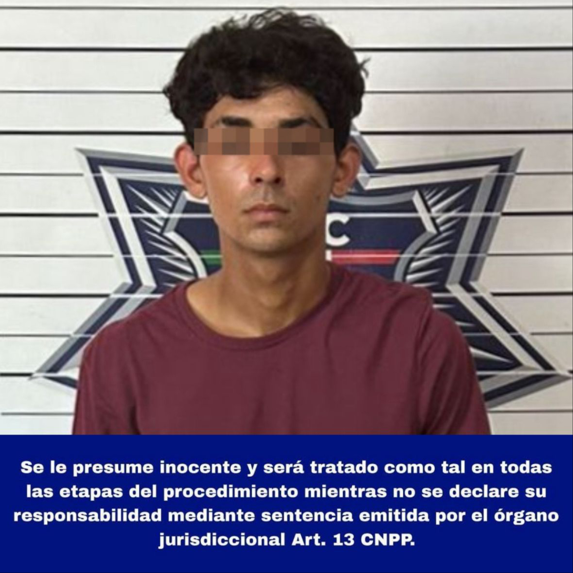 Los indicios, así como el detenido, fueron puestos a disposición de la Fiscalía Especializada en Combate al Delito de Narcomenudeo