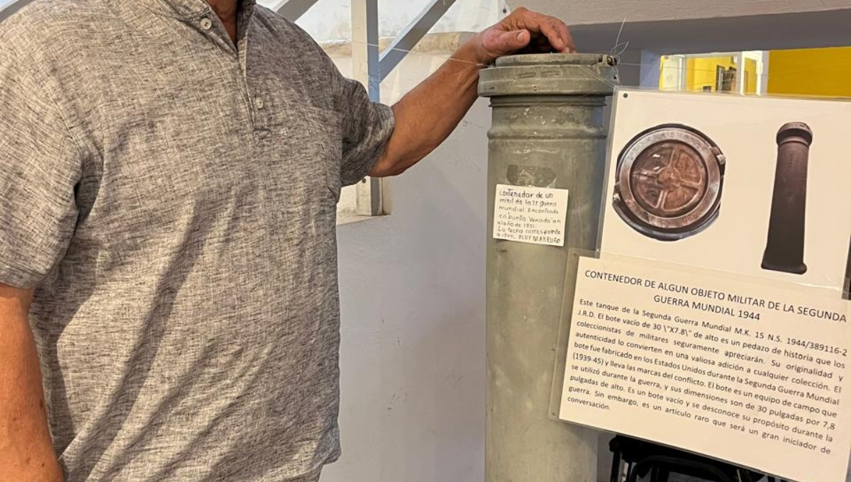 El contenedor de misil es un ejemplo del valor histórico que alberga este museo