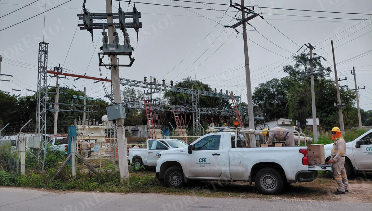 Más de 40 mil habitantes de Hopelchén quedaron sin luz, internet y agua potable por trabajos de mantenimiento de la CFE.
