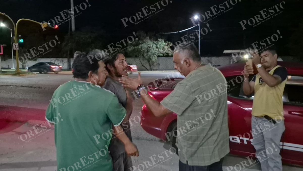 Incidente de tránsito deriva en riña, pero se resuelve con negociación