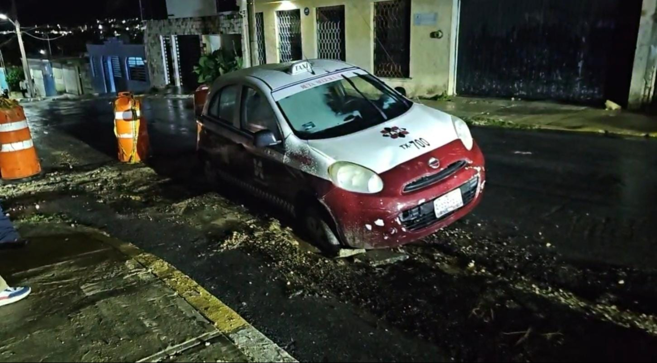 La unidad de transporte ya no pudo seguir adelante.