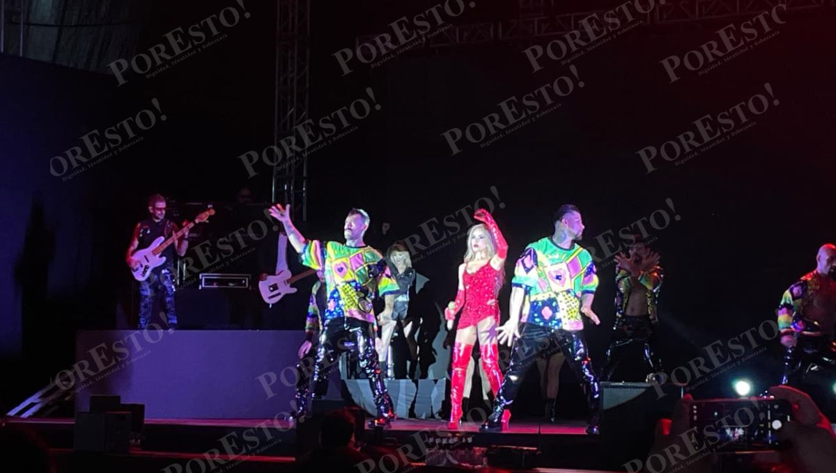 Así fue la presentación más esperada: Gloria Trevi en Champotón