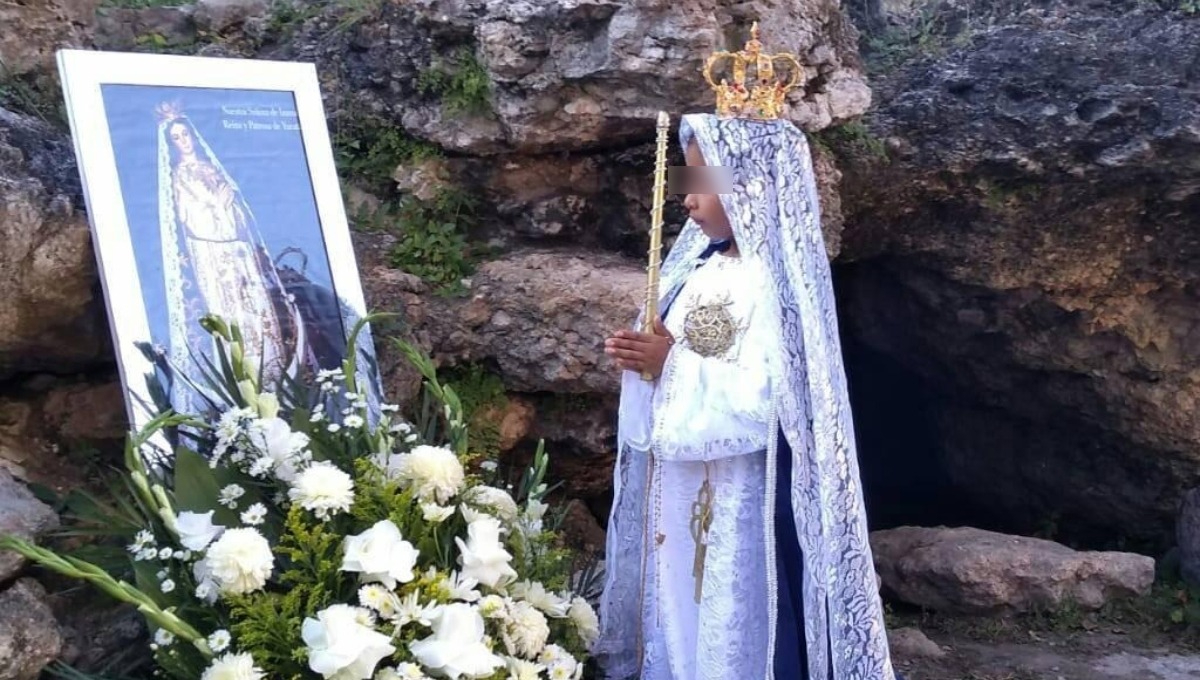 Converge mito y fe en una cueva  sagrada de Izamal