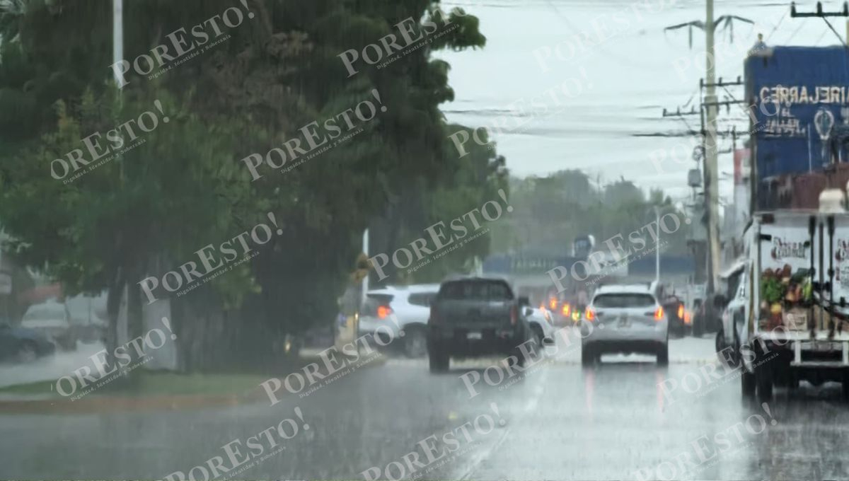 Encharcamientos en calles y colonias de la ciudad.