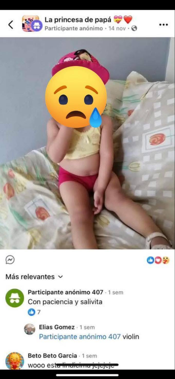 Desde Facebook, algunos internautas subían y pedían contenido de sus familiares