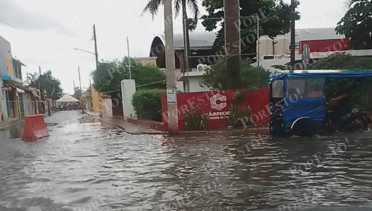 Inunda Campeche el Frente Frío 19