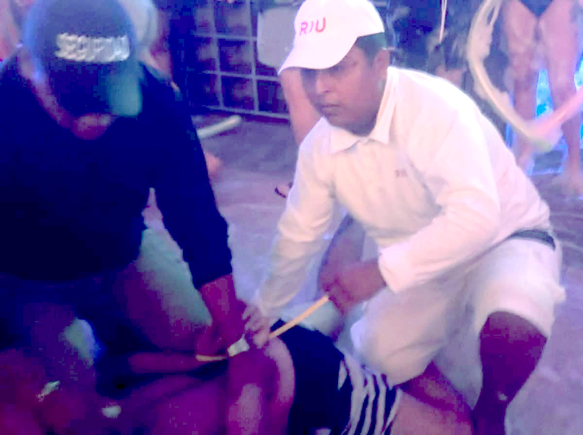 Fue la noche del 25 de enero, cuando los turistas nacionales fueron golpeados salvajemente por el personal del centro de hospedaje Fue la noche del 25 de enero, cuando los turistas nacionales fueron golpeados salvajemente por el personal del centro de hospedaje
