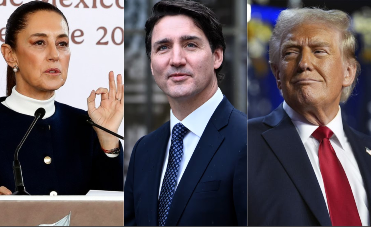 Trump confirma aranceles; Justin Trudeau y asegura que hablará con Claudia Sheinbaum.