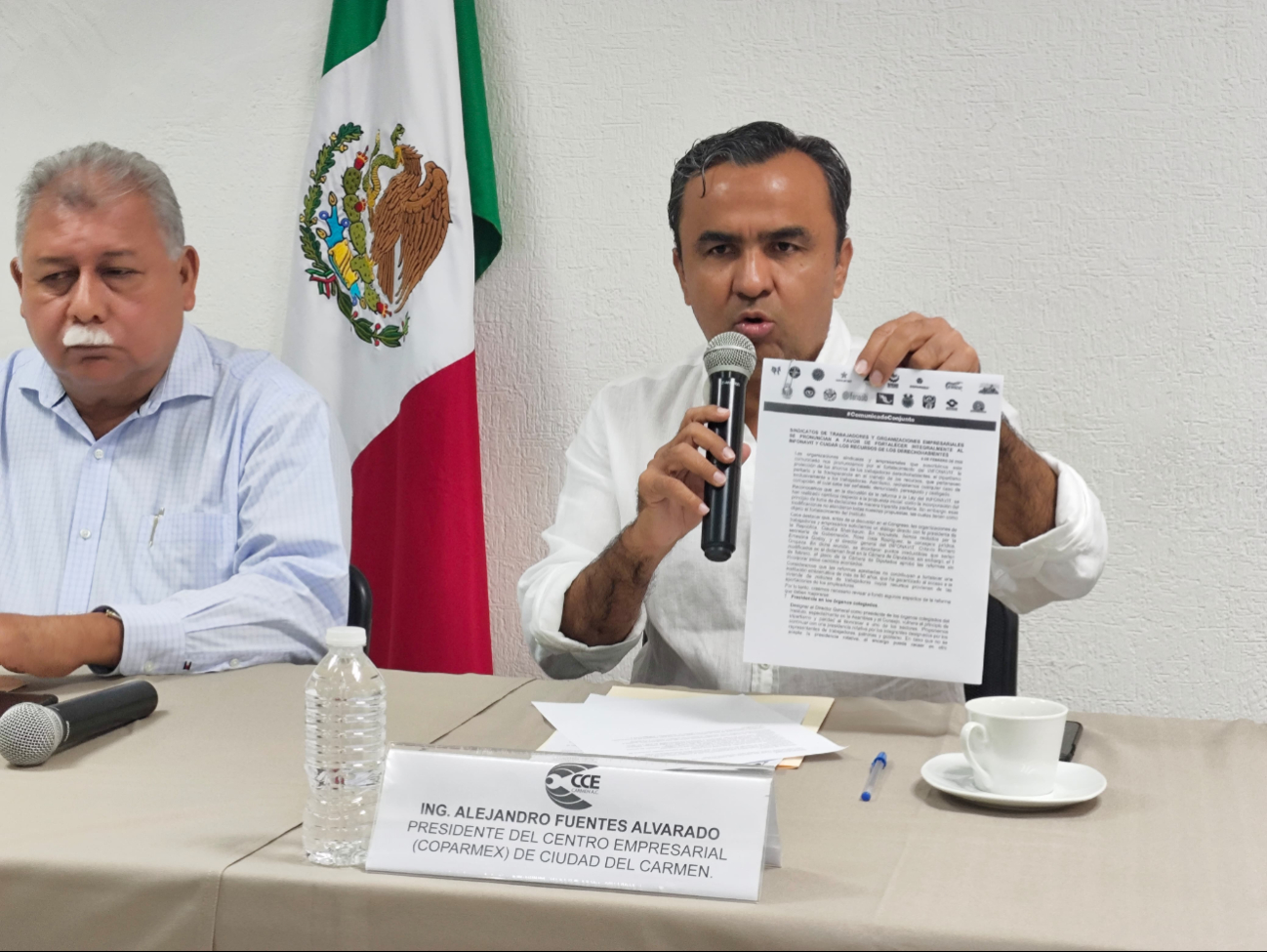 Alejandro Fuentes Alvarado, presidente de COPARMEX Carmen, indica que las reformas no fortalecen al Infonavit Alejandro Fuentes Alvarado, presidente de COPARMEX Carmen, indica que las reformas no fortalecen al Infonavit