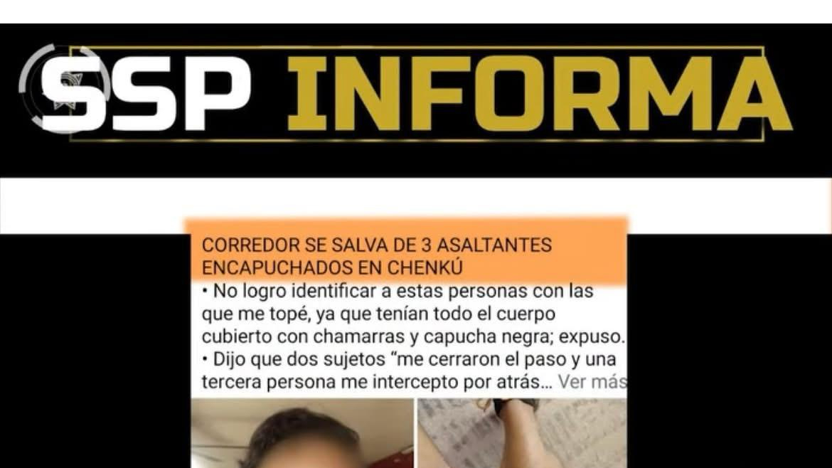 Desmiente SSP Yucatán supuesto asalto en Mérida; el hombre solo habría caído