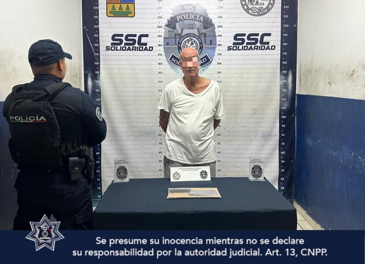 Extranjero lesiona con arma blanca a su pareja en Playa del Carmen