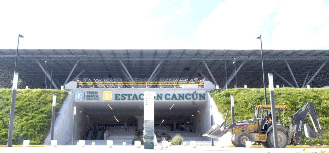 Estación del Tren Maya de Cancún, una de las más populares entre el turismo