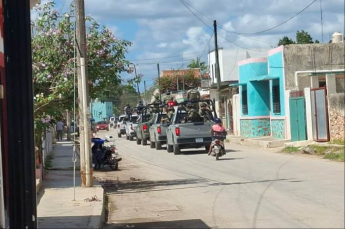 En la mañana del martes llegaron unidades de la Marina, Ejercito Mexicano, y Policía estatal, asegurando el lugar con base en el expediente C1-2024-18 En la mañana del martes llegaron unidades de la Marina, Ejercito Mexicano, y Policía estatal, asegurando el lugar con base en el expediente C1-2024-18