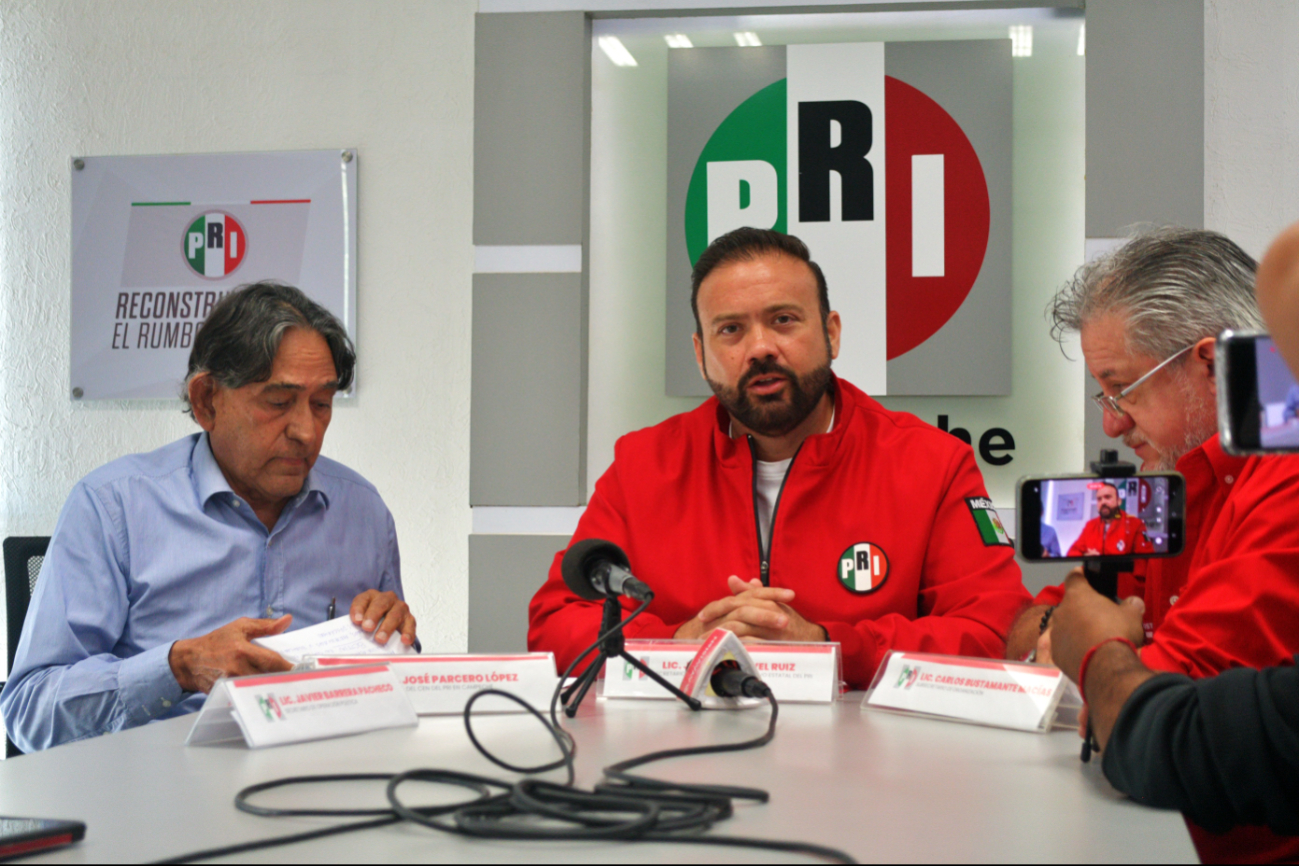 Jorge Esquivel Ruiz, secretario general del PRI, critica la falta de resultados de Morena Jorge Esquivel Ruiz, secretario general del PRI, critica la falta de resultados de Morena