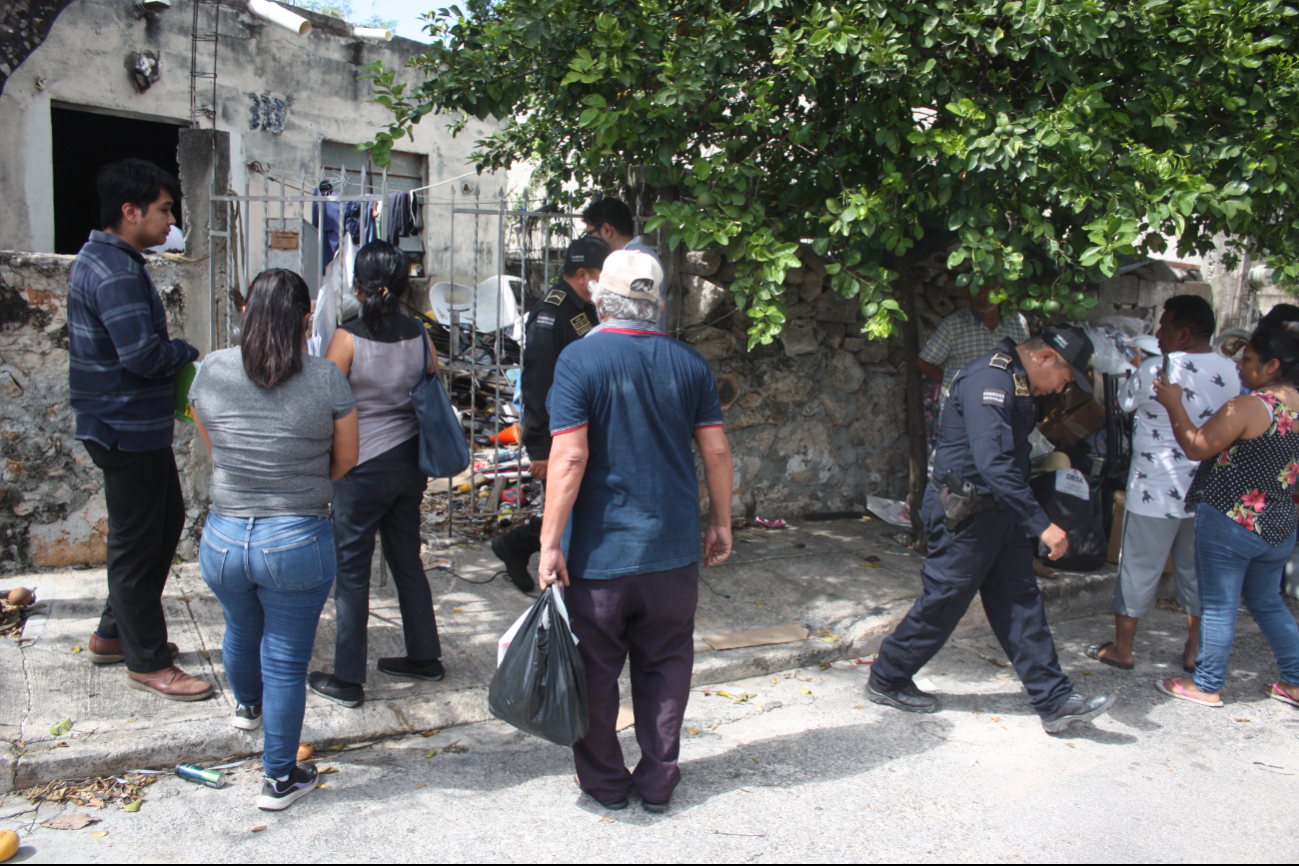 El abuelito fue desalojado de su casa al Oriente de Mérida