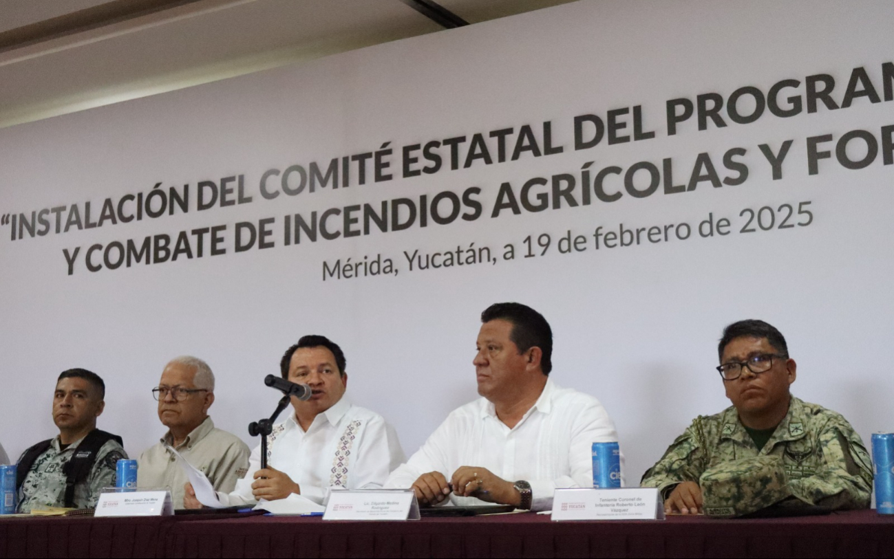 Se presentaron las estrategias para el combate de incendios en Yucatán Se presentaron las estrategias para el combate de incendios en Yucatán