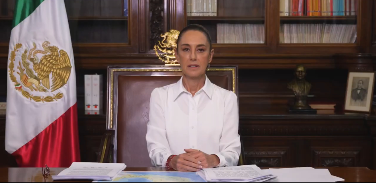 Claudia Sheinbaum envía mensaje tras la imposición de aranceles del 25% de EU a México