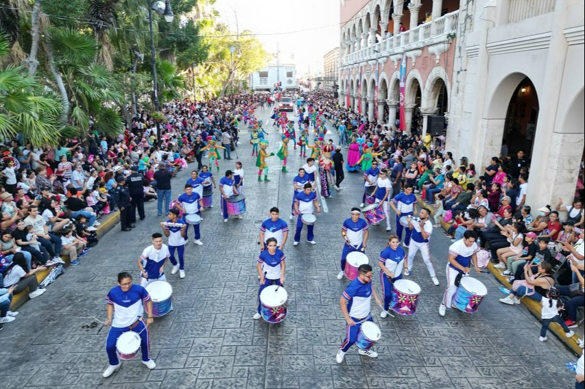 El Carnaval de Mérida se realizaba anteriormente en el Centro de Mérida