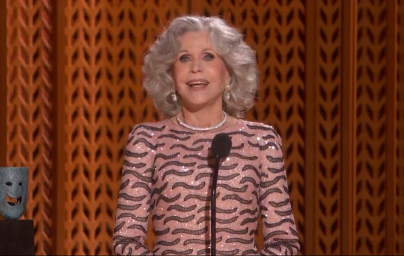 Jane Fonda recibe Premio SAG a la Trayectoria en los SAG Awards 2025