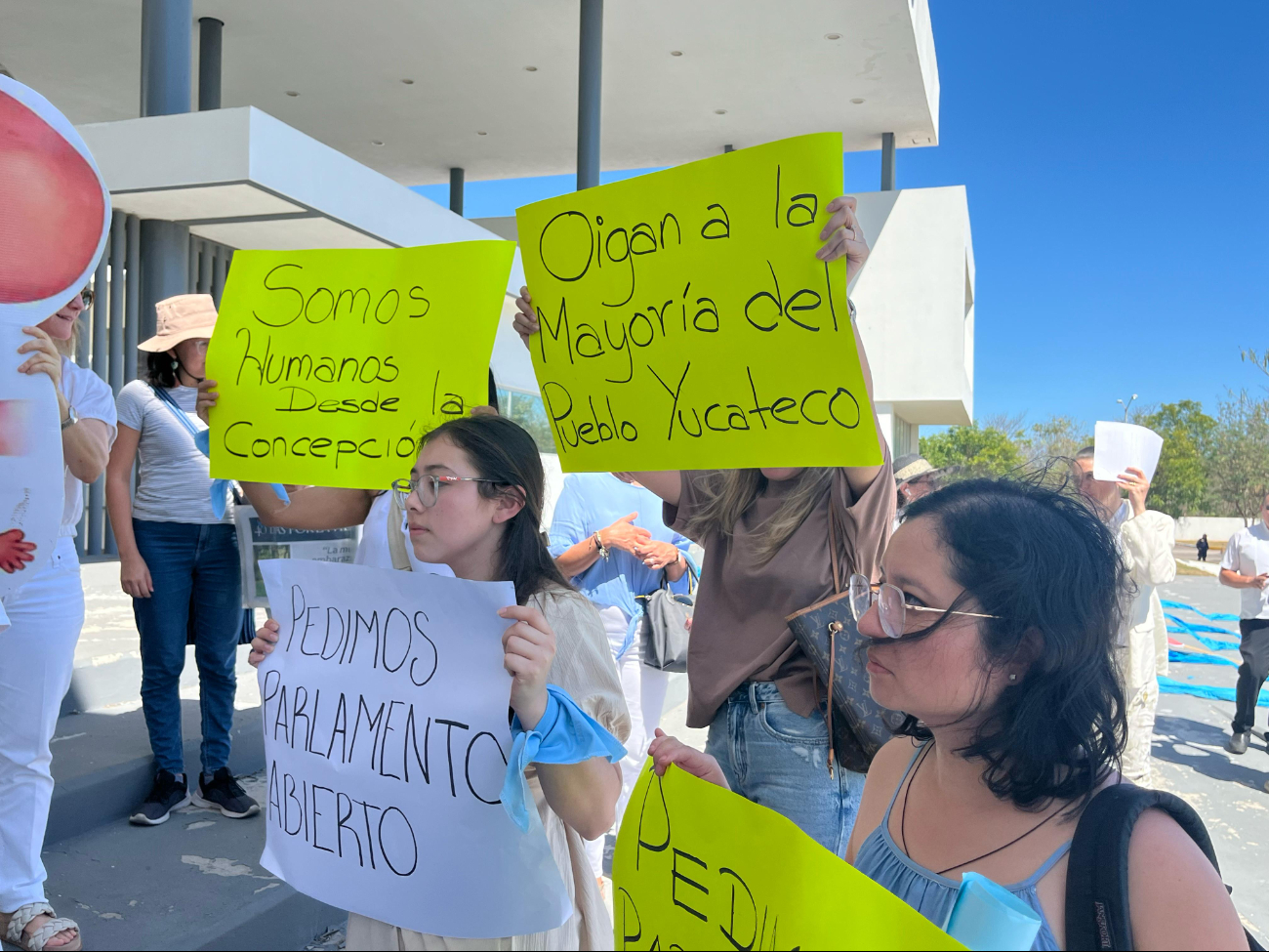 Los colectivos manifestaron su inconformidad por la despenalización del aborto Los colectivos manifestaron su inconformidad por la despenalización del aborto