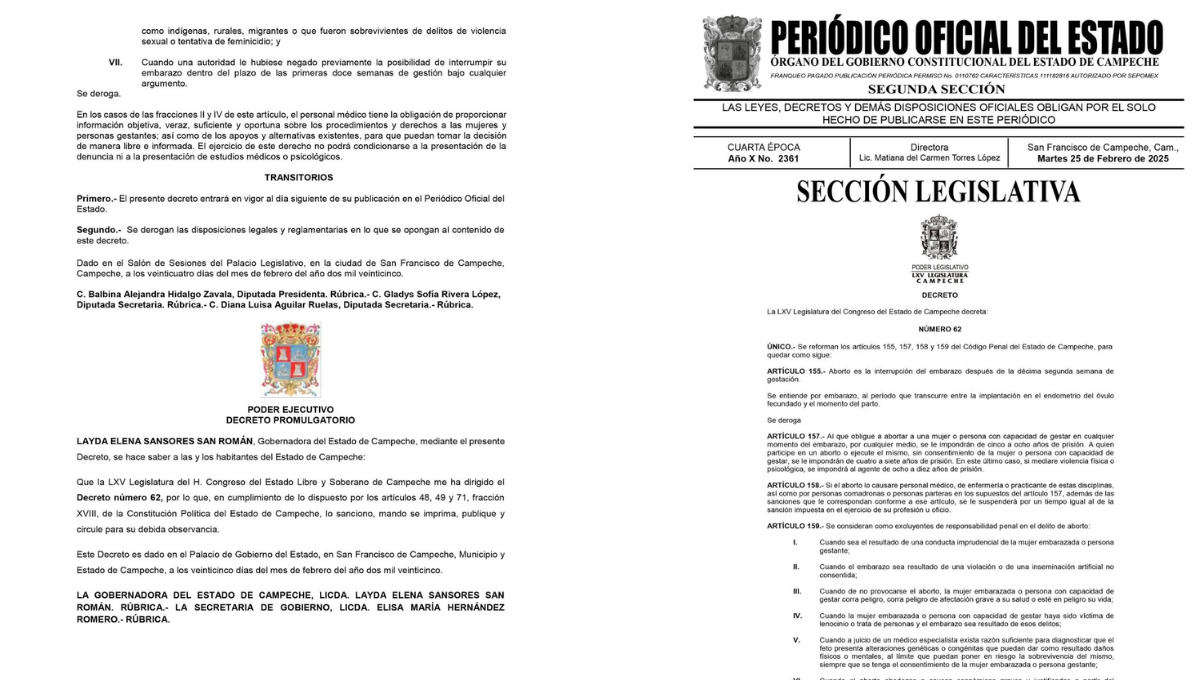 Proyecto de Reforma en Campeche Despenaliza el Aborto Proyecto de Reforma en Campeche Despenaliza el Aborto