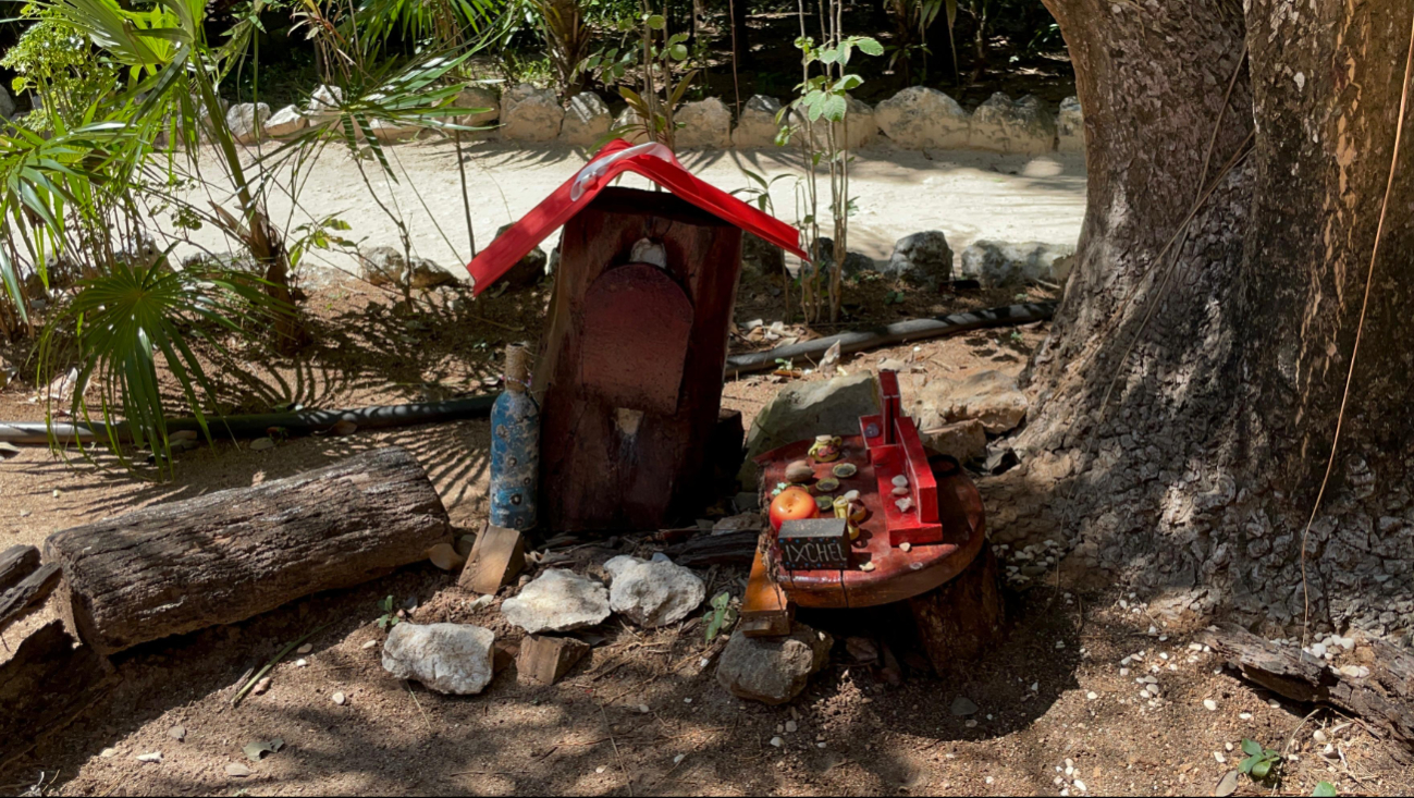Las casitas de Aluxes fueron elaboradas por niños de la comunidad estudiantil inspirándose en la leyenda de estos seres Las casitas de Aluxes fueron elaboradas por niños de la comunidad estudiantil inspirándose en la leyenda de estos seres