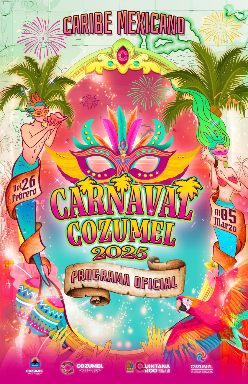 Carnaval Cozumel 2025: Estos son los artistas,  fechas y horarios oficiales del evento