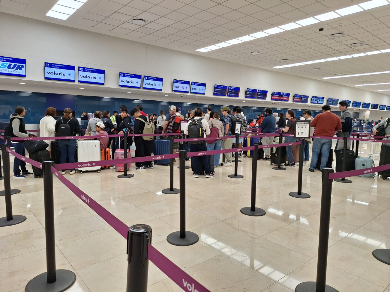 Hay buena movilidad de pasajeros en el aeropuerto de Mérida