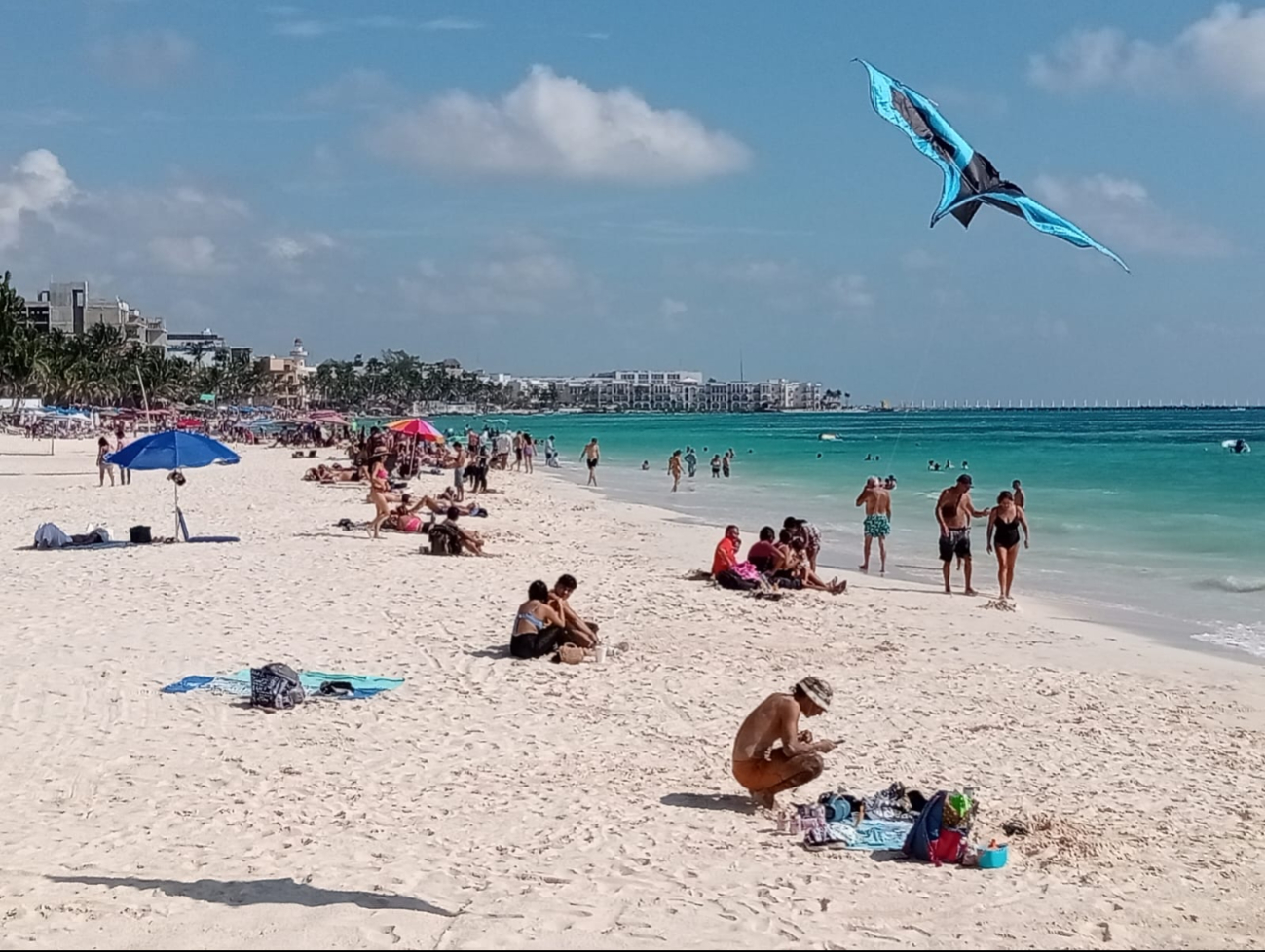 Las playas reportaron el aumento de visitantes durante el puente Las playas reportaron el aumento de visitantes durante el puente