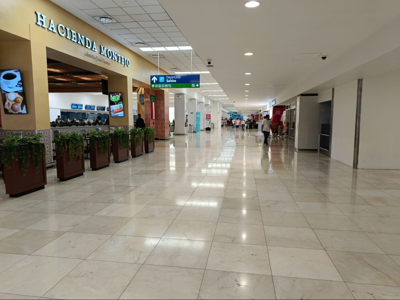 Hay baja afluencia de pasajeros en el aeropuerto de Mérida Hay baja afluencia de pasajeros en el aeropuerto de Mérida