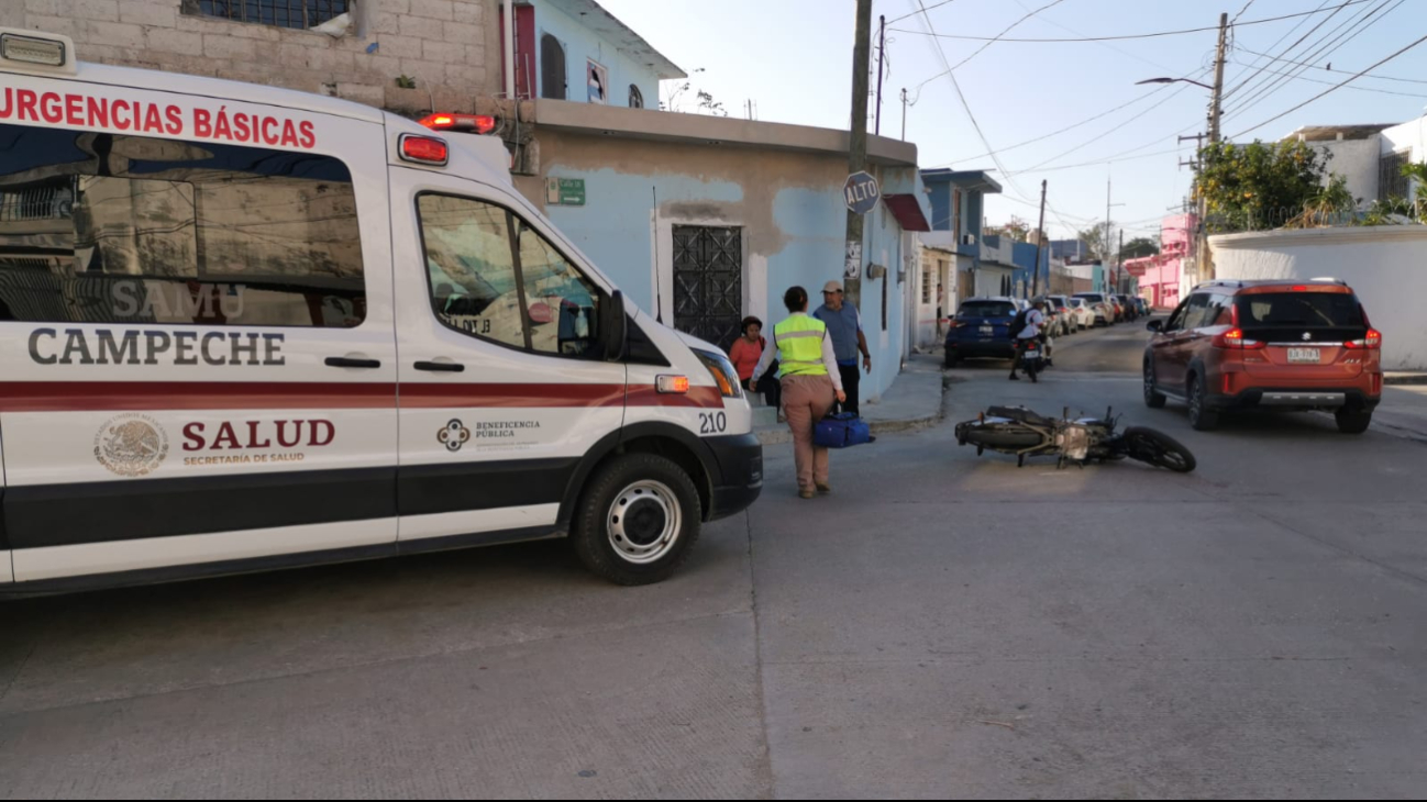 La víctima fue estabilizada en el lugar y no requirió traslado al hospital La víctima fue estabilizada en el lugar y no requirió traslado al hospital