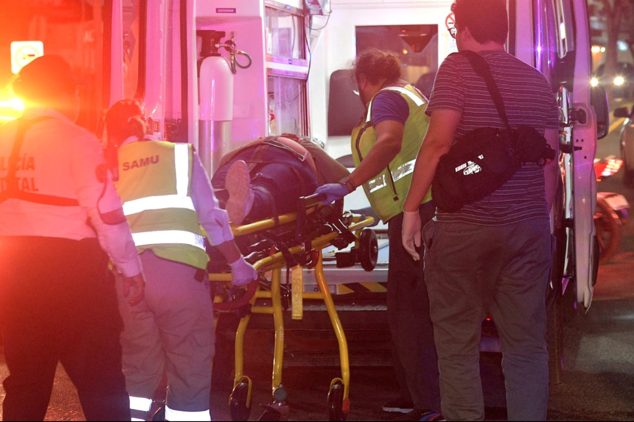 Se le llevó a la víctima al Hospital General de Especialidades Se le llevó a la víctima al Hospital General de Especialidades