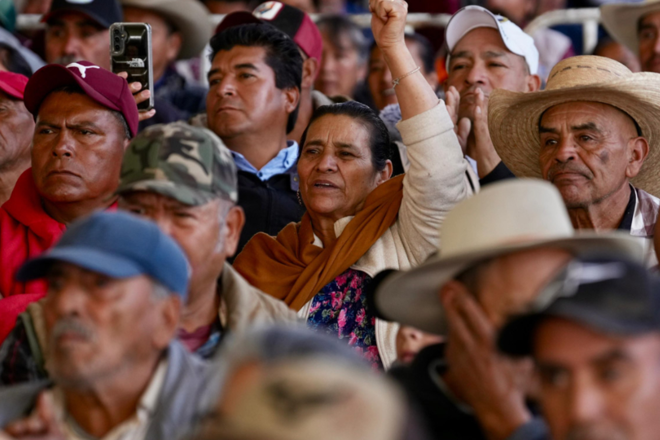 La presidenta Sheinbaum presentó en Michoacán el programa 'Cosechando Soberanía' La presidenta Sheinbaum presentó en Michoacán el programa 'Cosechando Soberanía'
