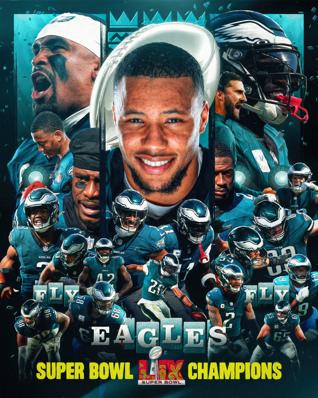 ¡40-22! Eagles destrozan a Chiefs y conquistan el Super Bowl LIX 