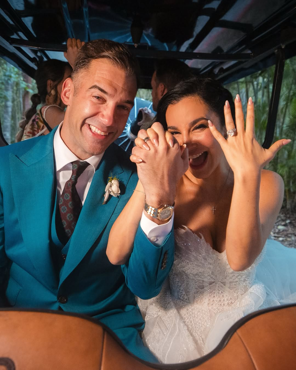 La feliz pareja se comprometió en 2023 La feliz pareja se comprometió en 2023