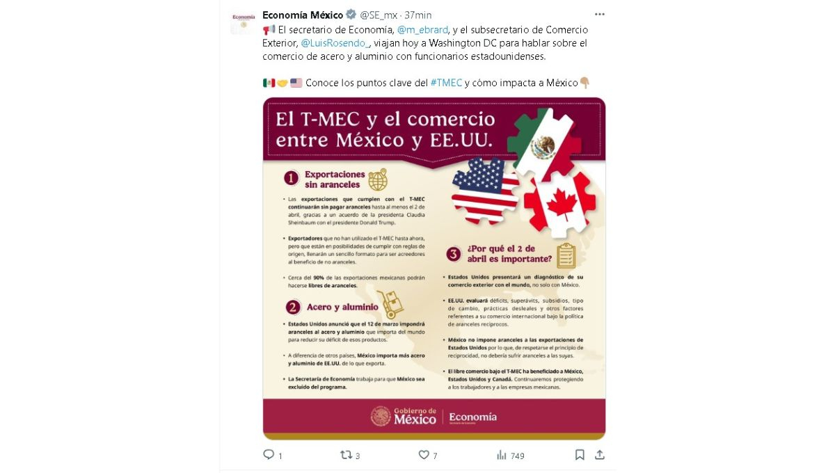 Las conversaciones entre México y Estados Unidos son cruciales para mantener la estabilidad comercial Las conversaciones entre México y Estados Unidos son cruciales para mantener la estabilidad comercial