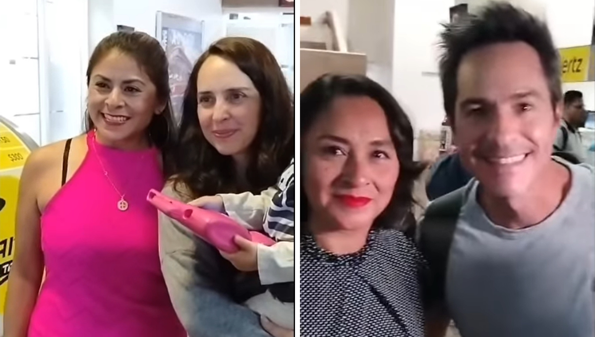 Mauricio Ochmann e Irán Castillo en Campeche para filmar película a lado de Irán Castillo