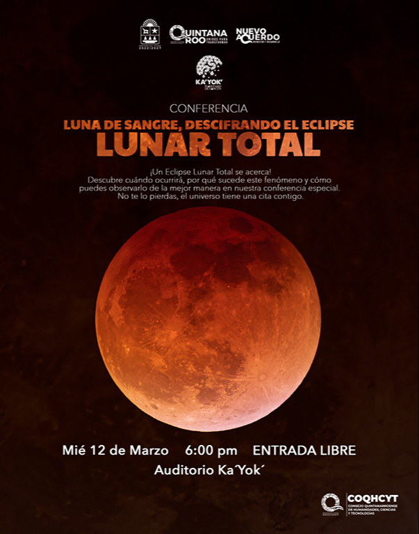 El auditorio Ka' Yok' invita a la comunidad a presenciar el eclipse El auditorio Ka' Yok' invita a la comunidad a presenciar el eclipse