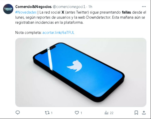 Hasta el momento, no se ha identificado a los responsables del ataque a X Hasta el momento, no se ha identificado a los responsables del ataque a X