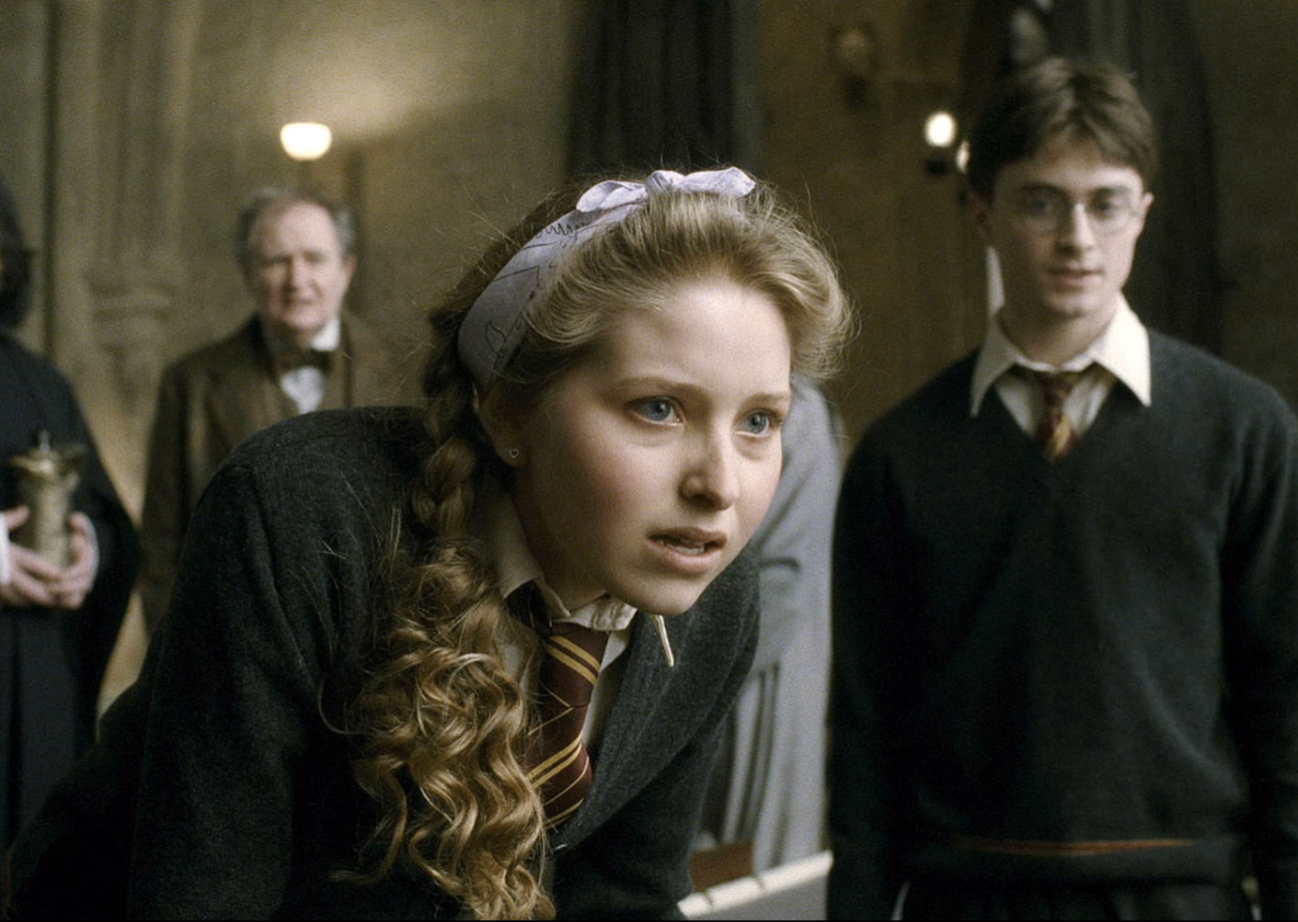 Jessie Cave apareció en 'Harry Potter y el misterio del príncipe' Jessie Cave apareció en 'Harry Potter y el misterio del príncipe'